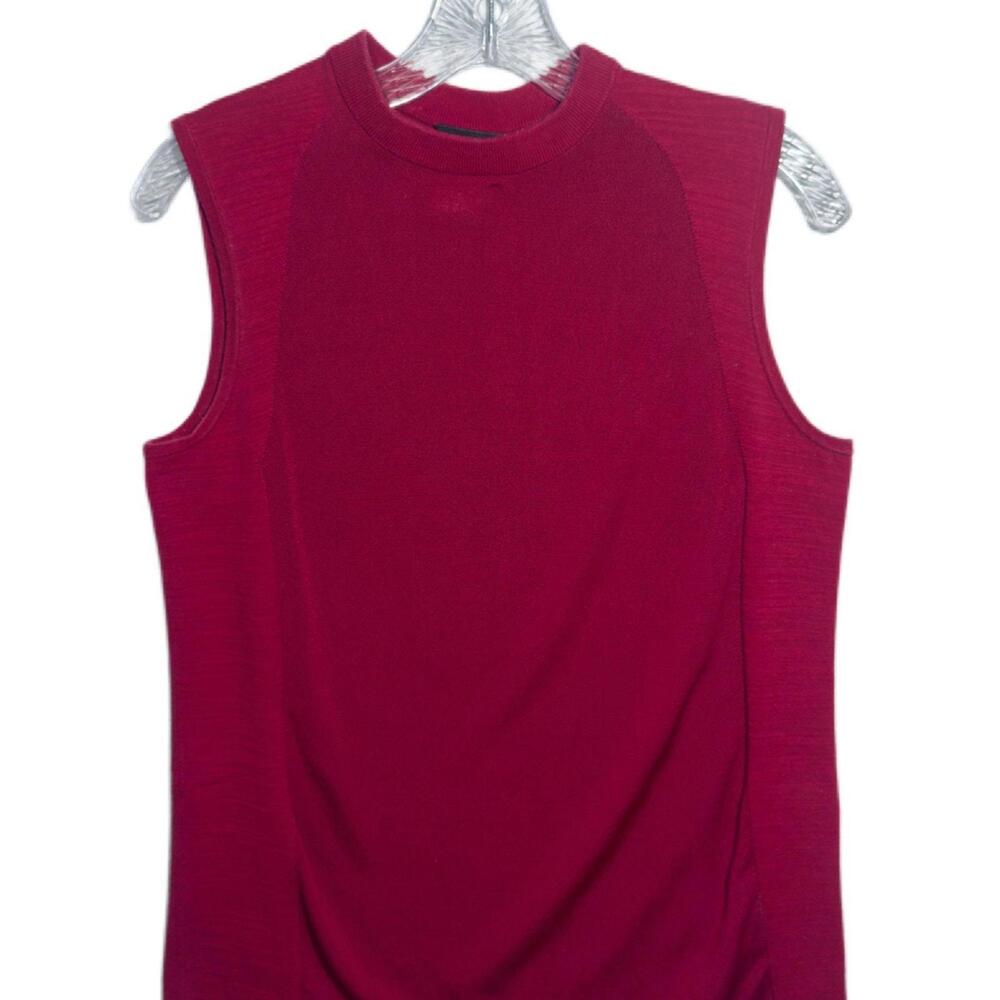 Nike Women's Medium Red Sportswear Tech Knit  Sleeveless Top
